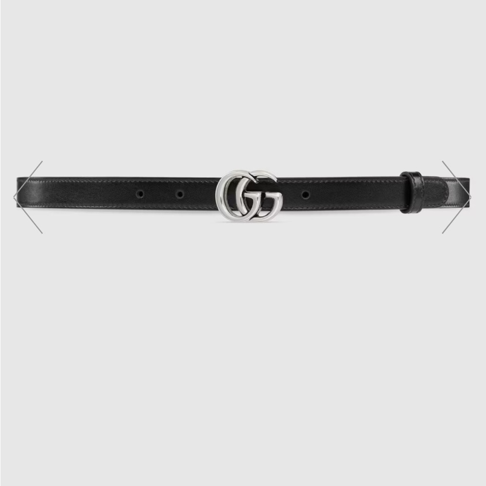 Women’s Gucci Maramont silver thin belt